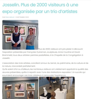 francoise-outreman-art - Exposition Château de Josselin (56)